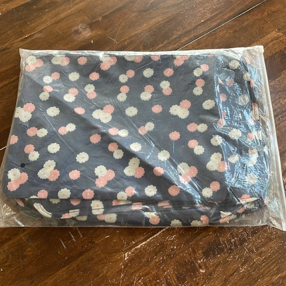 Secret Pouch Women's 6pc Floral Travel Packing Cube Organizer Set Navy Blue New